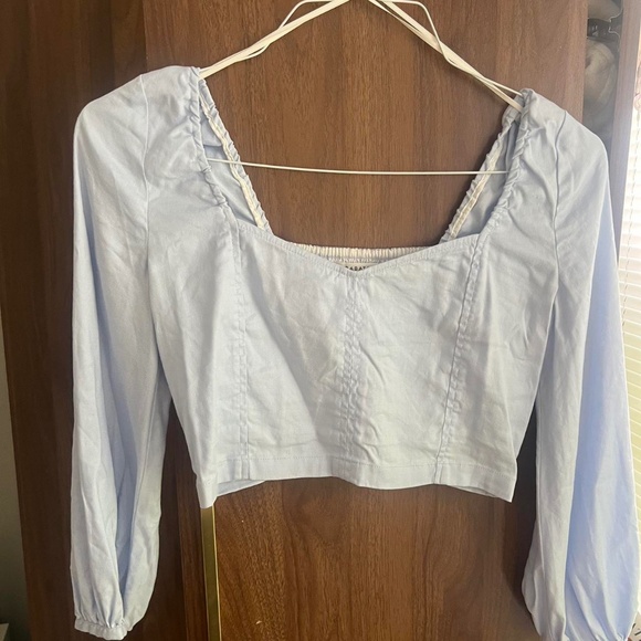 Aritzia Light Blue Long Sleeve Top - Picture 1 of 2